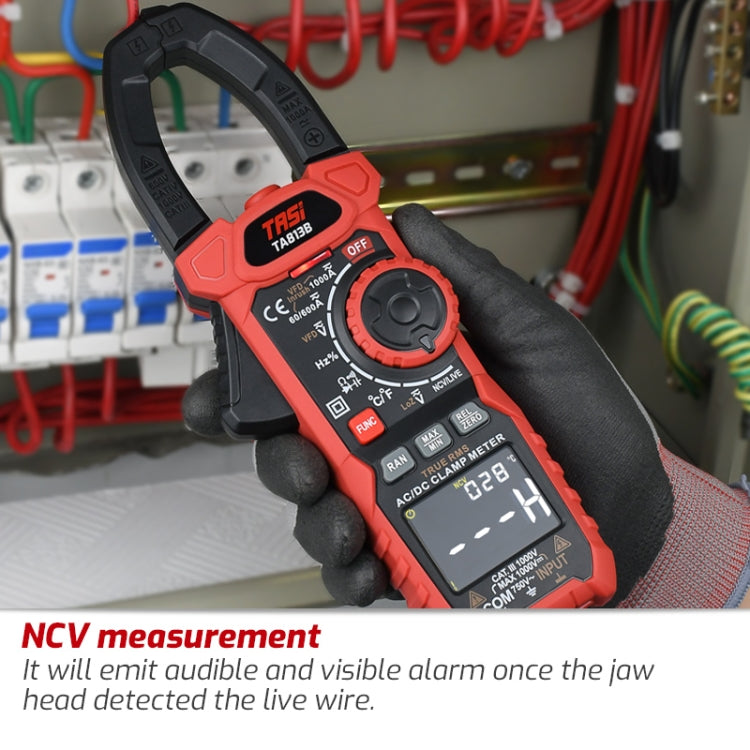 TASI TA813A Clamp Meter High Accuracy AC DC Voltage Ammeter - free shipping - PMC TechLife - Order now!