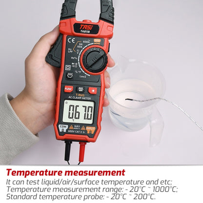 TASI TA811A Clamp Meter High Accuracy AC DC Voltage Ammeter - Digital Multimeter by TASI | Online Shopping South Africa | PMC Jewellery | Buy Now Pay Later Mobicred