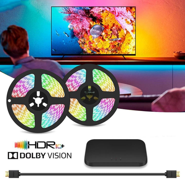 HDMI 2.0-PRO Smart Ambient TV Led Backlight Led Strip Lights Kit Work With TUYA APP Alexa Voice Google Assistant 2 x 1m(AU Plug) - Casing Waterproof Light by PMC Jewellery | Online Shopping South Africa | PMC Jewellery