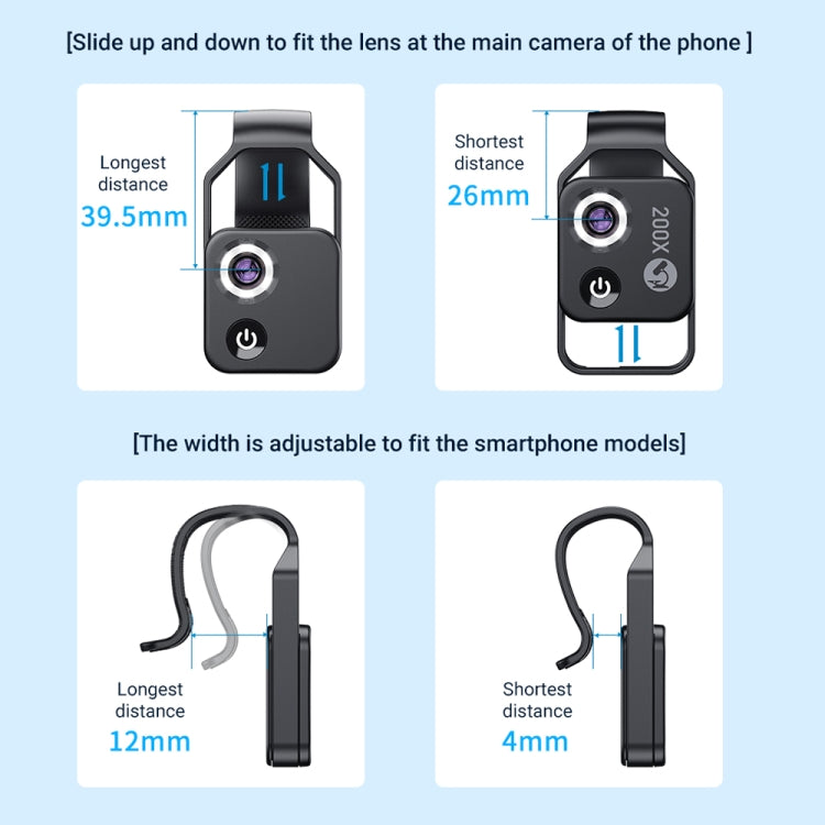 APEXEL APL-MS002CWH 200x High-Definition Children Science Education Microphone Lens With CPL(Black) - Telescope & Microscope by APEXEL | Online Shopping South Africa | PMC Jewellery