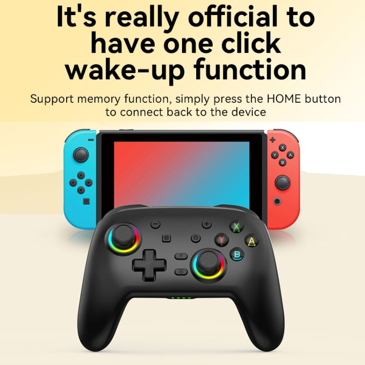 Wireless Bluetooth Somatosensory Vibration Gamepad for Nintendo Switch/Switch PRO, Color: Black Gold - Gamepads by PMC Jewellery | Online Shopping South Africa | PMC Jewellery