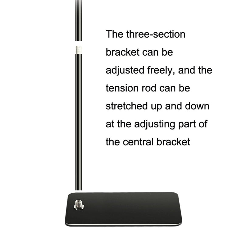 175cm Mobile Phone Tablet Live Broadcast Bedside Lifting Bracket Telescopic Cantilever Model (Black) - Lazy Bracket by PMC Jewellery | Online Shopping South Africa | PMC Jewellery