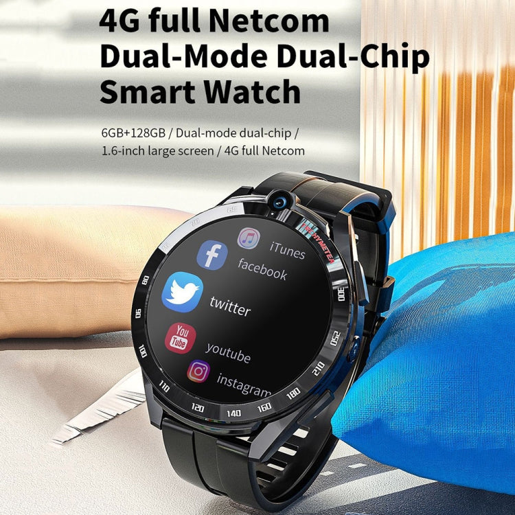 LOKMAT 1.6-inch Dual-camera 4G Full Netcom Dual-mode Dual-chip Wifi Smart Watch, Style: Charger - Smart Watches by LOKMAT | Online Shopping South Africa | PMC Jewellery
