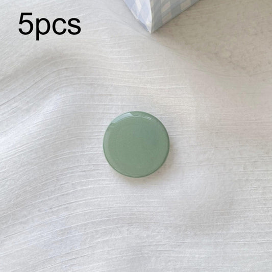 5pcs Solid Color Drop Glue Airbag Bracket Mobile Phone Ring Buckle(Light Green) - Ring Holder by PMC Jewellery | Online Shopping South Africa | PMC Jewellery