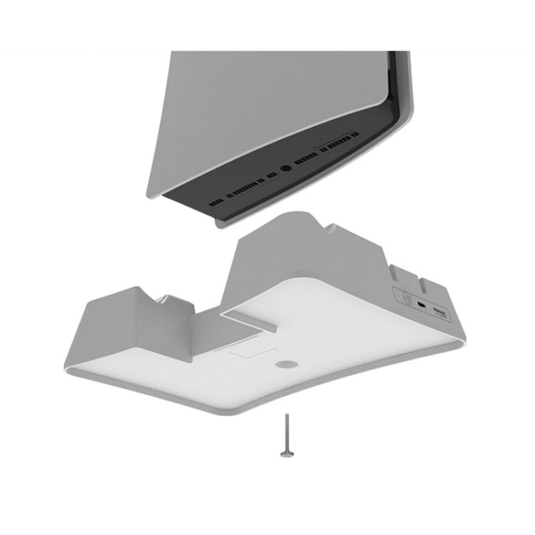 iplay HBP-351 For Sony PS5 Host Cooling Base Bracket Multifunctional Handle Charging Stand(White) - free shipping - PMC TechLife - Order now!