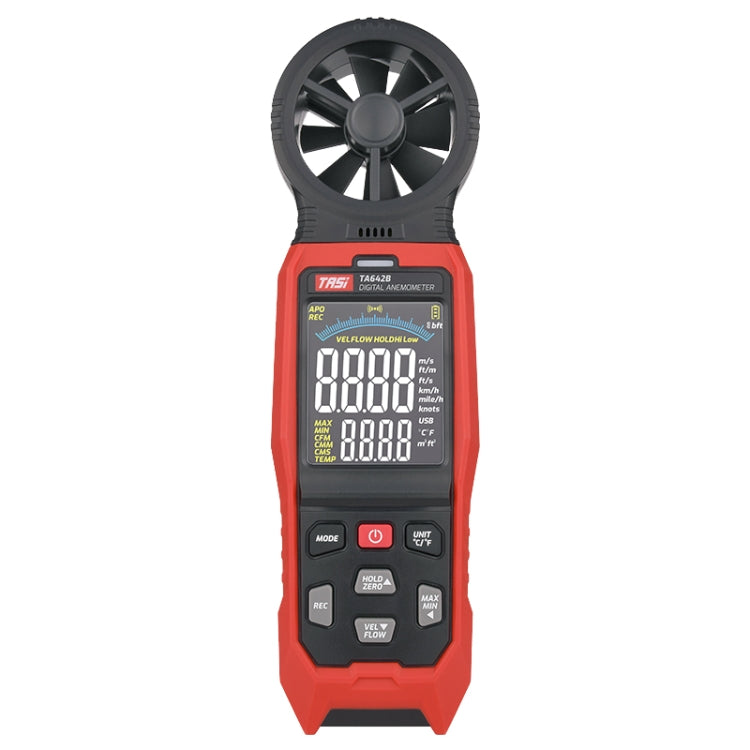 TASI TA642B Portable Digital Wind Speed Meter Air Volume Tester - Tachometers & Anemometer by TASI | Online Shopping South Africa | PMC Jewellery | Buy Now Pay Later Mobicred