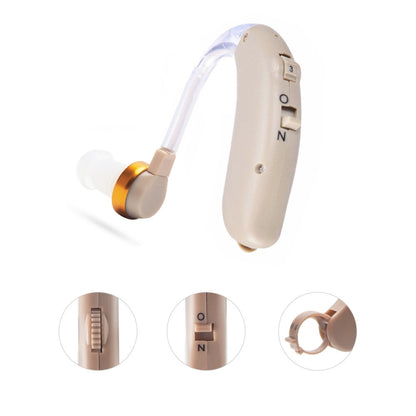 F-138D DC 1.5V  Earhook Hearing Aid Sound Amplifier - Hearing Aids by PMC Jewellery | Online Shopping South Africa | PMC Jewellery