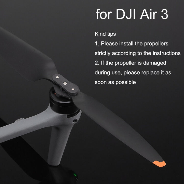 Original DJI Air 3 1pair Noise Reduction Propeller(Black) - free shipping - PMC TechLife - Order now!