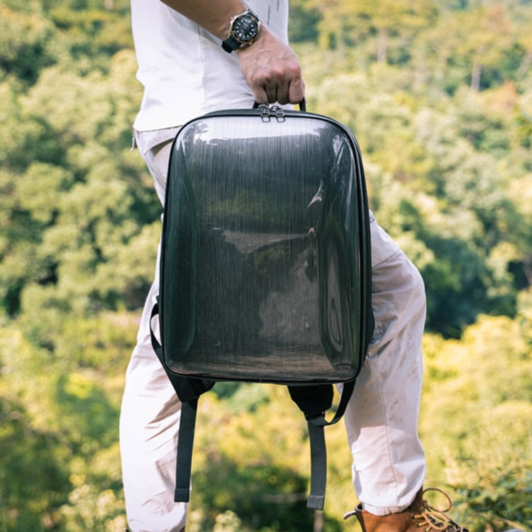 For DJI AVATA Storage Bag Hard Shell Waterproof Shoulder Bag Backpack(Yellow EVA Lining) - Case & Bags by PMC TechLife | Online Shopping South Africa | PMC TechLife