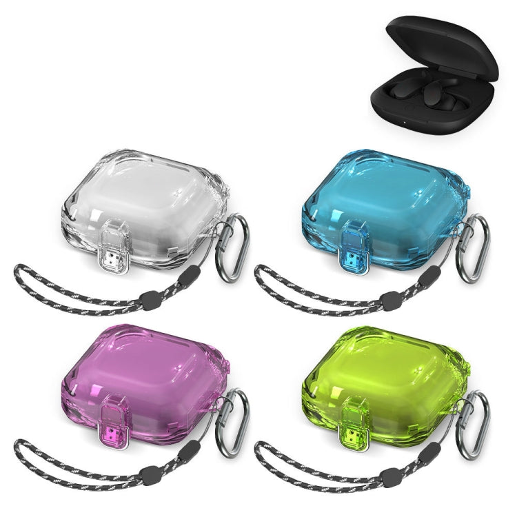 For Beats Fit Pro Magnet Auto Switch Headphone Case(Transparent) - Other Case by PMC TechLife | Online Shopping South Africa | PMC TechLife