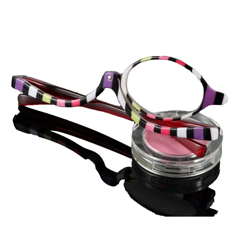 Makeup Presbyopic Glasses Multicolored Rotatable Magnifying Glass Single Piece Reading Glass, Degree: +200 - Presbyopic Glasses by PMC Jewellery | Online Shopping South Africa | PMC Jewellery