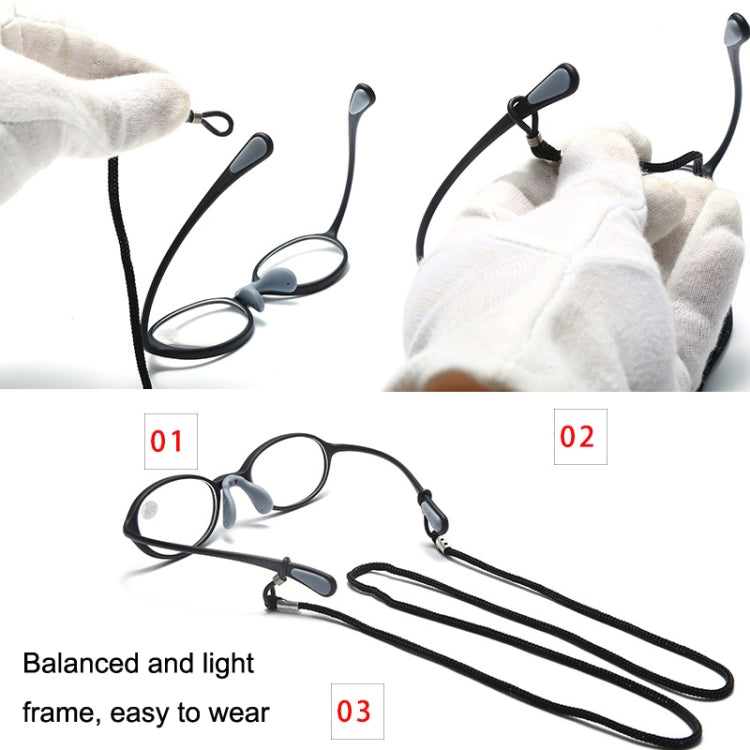 Portable Magnifying Glass Presbyopic Glasses Silicone Anti-Blue Light Reading Glasses, Degree: +100(Light Gray) - Presbyopic Glasses by PMC Jewellery | Online Shopping South Africa | PMC Jewellery