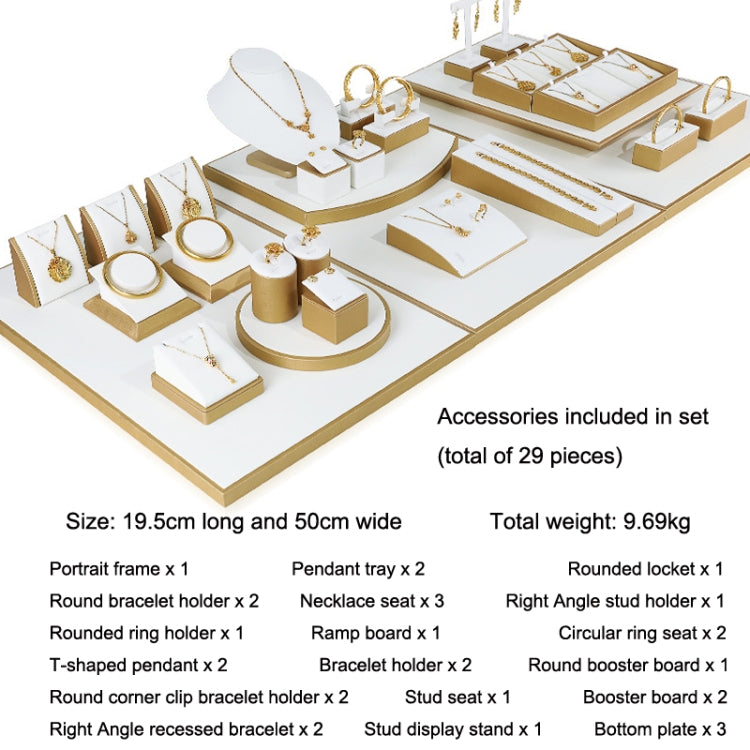 Jewelry Display Microfiber Jewelry Props Display Rack Set 9 - Jewelry Storages by PMC Jewellery | Online Shopping South Africa | PMC Jewellery