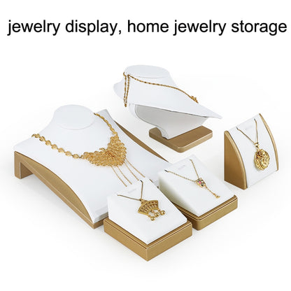 18x20.5x9.5cm Portrait Seat Jewelry Display Microfiber Jewelry Props Display Rack - Jewelry Storages by PMC Jewellery | Online Shopping South Africa | PMC Jewellery