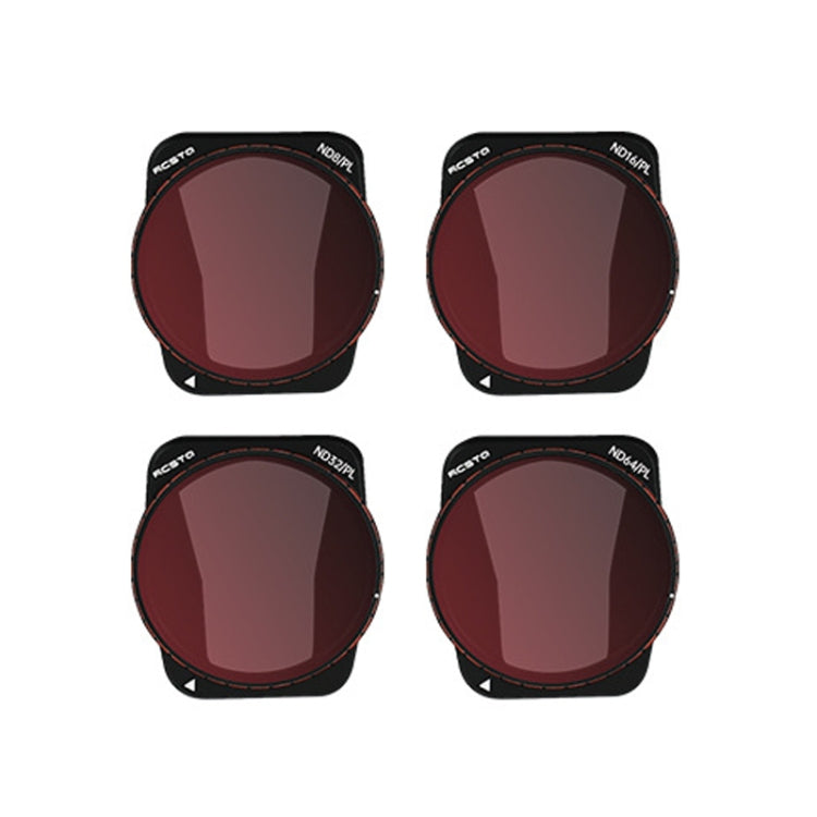 For DJI Air 3 RCSTQ Multi-Layer Coating Waterproof  Filter, Spec: ND-PL8/16/32/64 4-in-1 - free shipping - PMC TechLife - Order now!