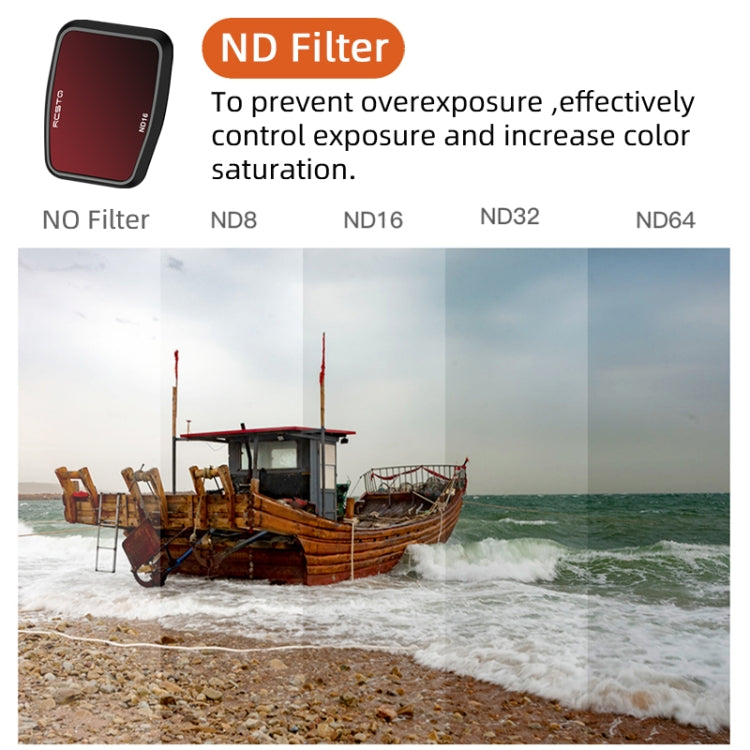 For DJI Air 3 RCSTQ Multi-Layer Coating Waterproof  Filter, Spec: ND8 - Lens Filter by RCSTQ | Online Shopping South Africa | PMC Jewellery | Buy Now Pay Later Mobicred