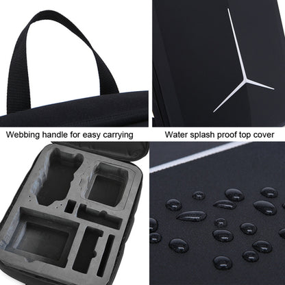 For DJI AIR 3 Storage Bag Backpack Compatible with RC-N2 or RC 2 Remote Control(Black) - Backpacks & Bags by PMC Jewellery | Online Shopping South Africa | PMC Jewellery