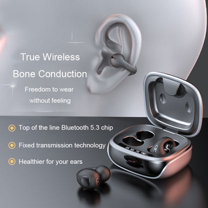 JX80 TWS Wireless Bone Conduction Clip-On Ear Noise Reduction Bluetooth Headset(Skin Color) - TWS Earphone by PMC Jewellery | Online Shopping South Africa | PMC Jewellery