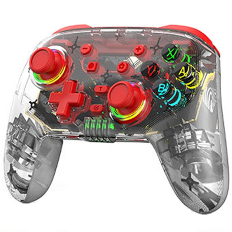 For PS3 / PS4 Dual Vibration Wireless Gamepad With RGB Lights(Red) - Gamepads by PMC TechLife | Online Shopping South Africa | PMC TechLife