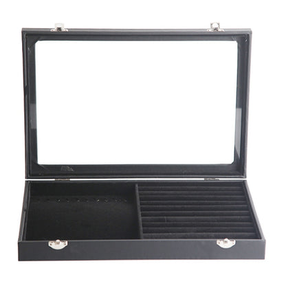 Jewelry Accessories Storage Box Jewelry Case Transparent Ring Bracelet Display Case, Color: Dual-use Box - Jewelry Storages by PMC Jewellery | Online Shopping South Africa | PMC Jewellery