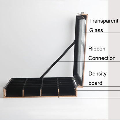 Jewelry Accessories Storage Box Jewelry Case Transparent Ring Bracelet Display Case, Color: Earrings Box - Jewelry Storages by PMC Jewellery | Online Shopping South Africa | PMC Jewellery
