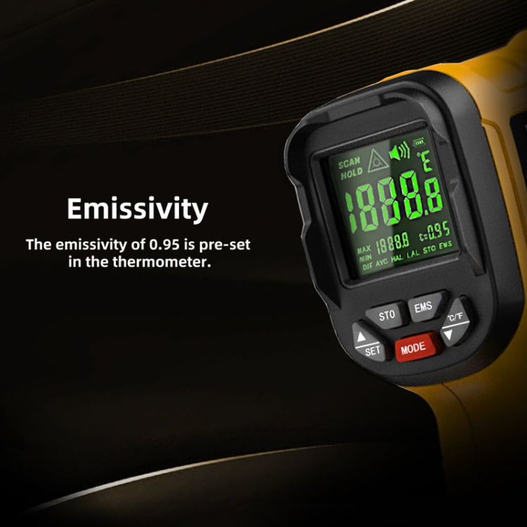 BSIDE H3 High Temperature Infrared Thermometer Handheld Non-Contact Thermometer - free shipping - PMC TechLife - Order now!