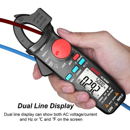 BSIDE ACM92 Digital Clamp Multimeter Current And Voltage Tester - Digital Multimeter by BSIDE | Online Shopping South Africa | PMC Jewellery | Buy Now Pay Later Mobicred