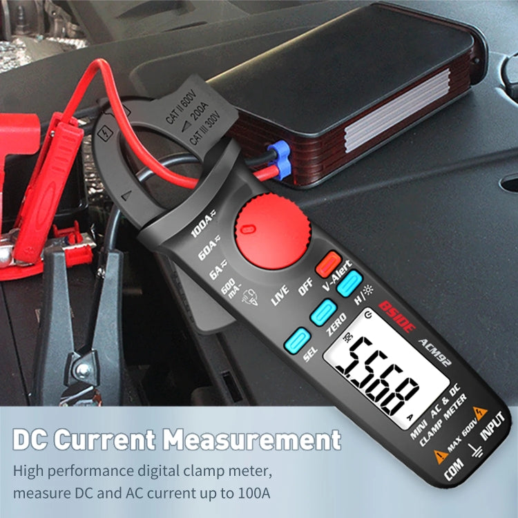 BSIDE ACM92 Digital Clamp Multimeter Current And Voltage Tester - Digital Multimeter by BSIDE | Online Shopping South Africa | PMC Jewellery | Buy Now Pay Later Mobicred