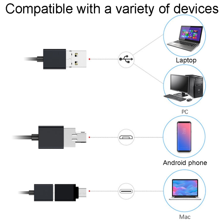 Teslong NTC125 5M 3 In 1 USB Phone Borescope For Auto Repair 500W Pixel Auto Focus - free shipping - PMC TechLife - Order now!