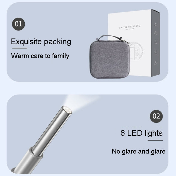 Teslong MS500 5 Inch HD Screen Illuminated Ear Pickers 3.9mm Diameter Visual Ear Care Tool - free shipping - PMC TechLife - Order now!