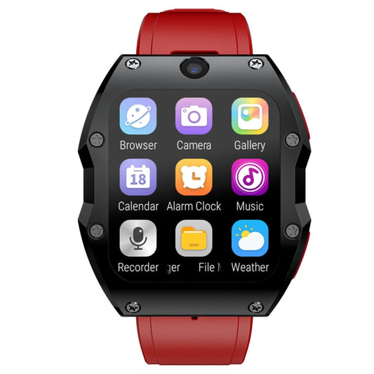 LOKMAT Appllp 3 Max 2.02-Inch Plug Card 4G Call Waterproof Sport Smart Watch With SOS(Claret) - Smart Watches by LOKMAT | Online Shopping South Africa | PMC Jewellery | Buy Now Pay Later Mobicred