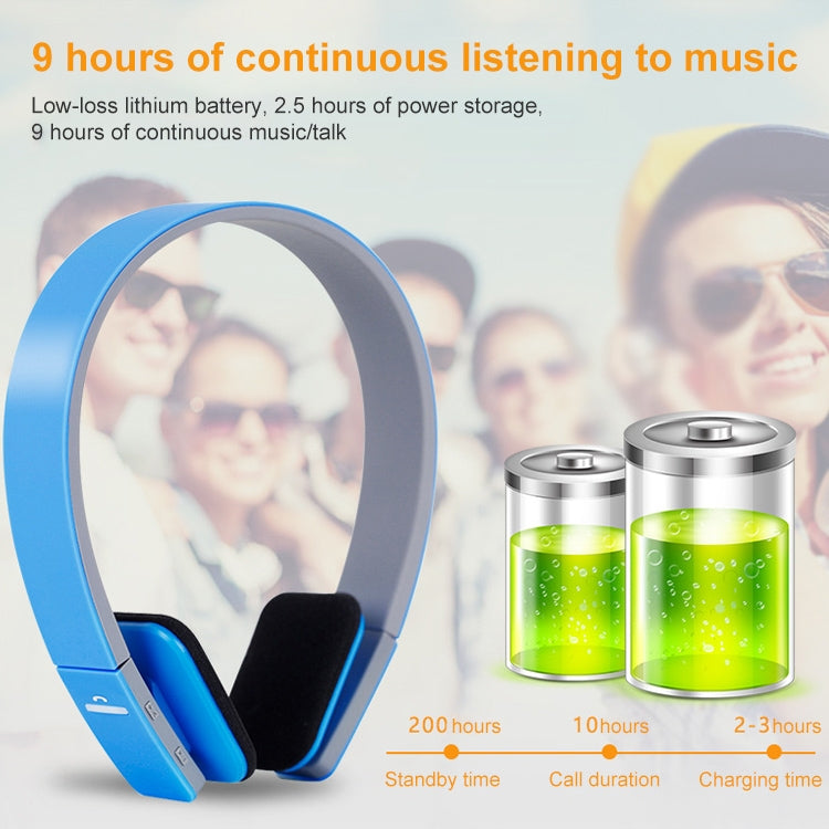 AEC BQ618 Smart Wireless Bluetooth Stereo Handsfree Earphone with Microphone, Support 3.5mm for Phone / Tablet / PSPs(Black) - Headset & Headphone by AEC | Online Shopping South Africa | PMC TechLife | Buy Now Pay Later Mobicred