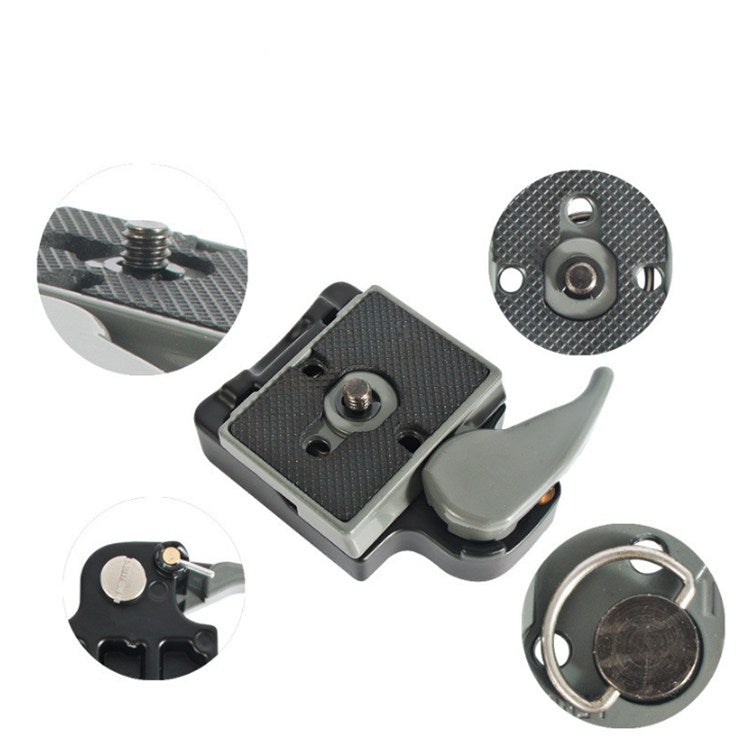 BEXIN Tripod Head Quick Release Plate Holder For Manfrotto 200PL-14(Black) - free shipping - PMC TechLife - Order now!