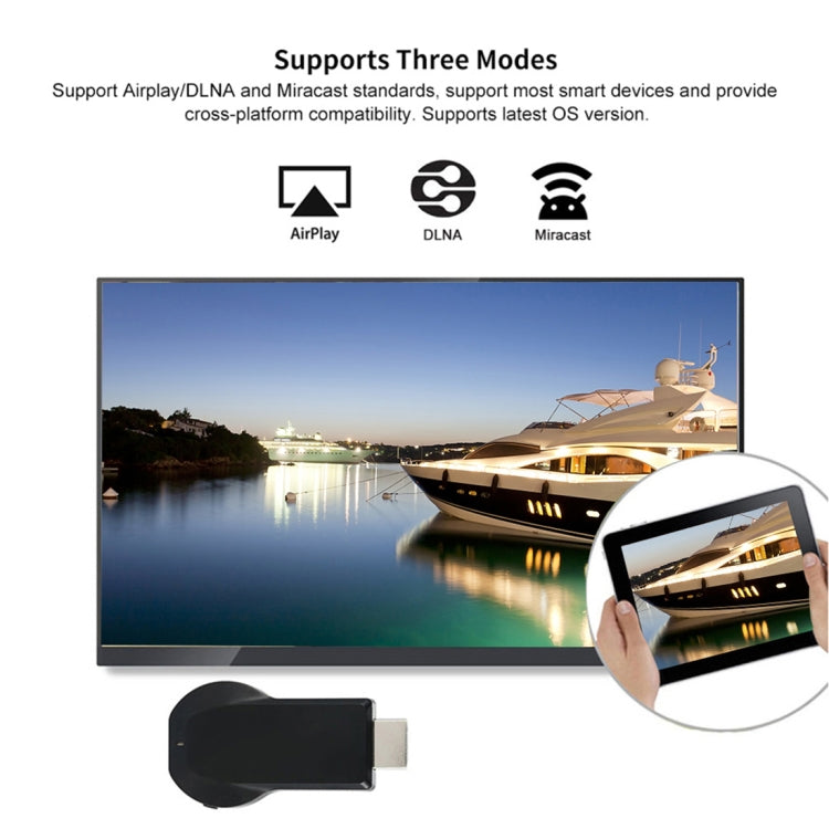 AnyCast M9 Plus Wireless WiFi Display Dongle Receiver Airplay Miracast DLNA 1080P HDMI TV Stick for iPhone, Samsung, and other Android Smartphones - Wireless Display Dongle by PMC Jewellery | Online Shopping South Africa | PMC Jewellery