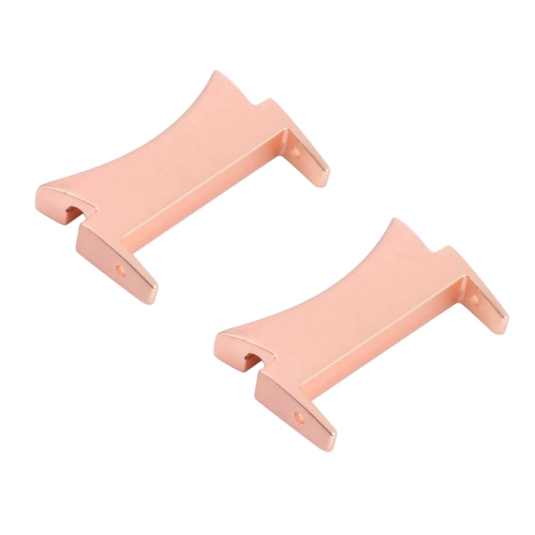 1 Pair For Samsung Galaxy Watch4 40mm / 44mm Smart Watch Watchband Connector Converter (Rose Gold) -  by PMC Jewellery | Online Shopping South Africa | PMC Jewellery