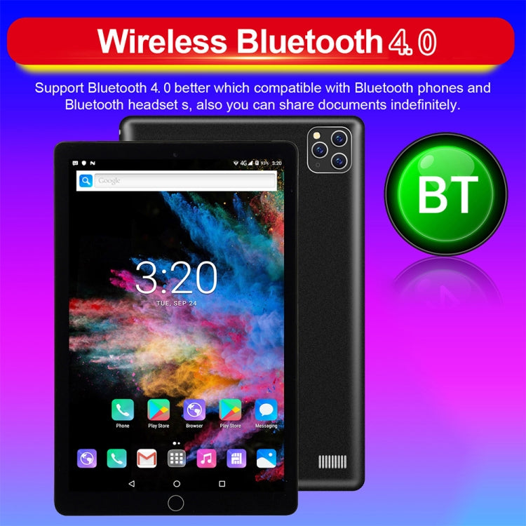 BDF A10 3G Phone Call Tablet PC, 10 inch, 1GB+16GB, Android 5.1, MTK6592 Octa Core Cortex-A7, Support Dual SIM & Bluetooth & WiFi & GPS, EU Plug(Silver) - BDF by BDF | Online Shopping South Africa | PMC Jewellery