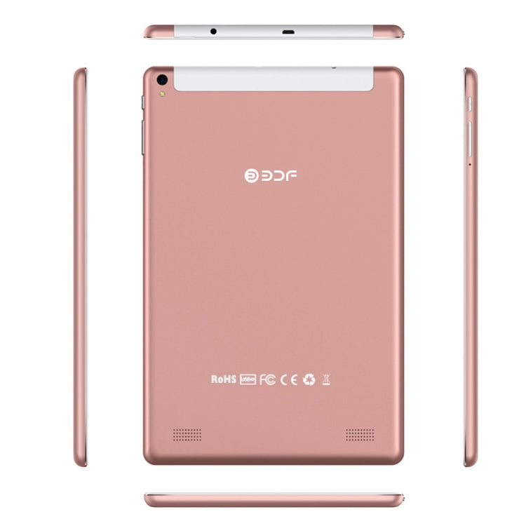 BDF P10 3G Phone Call Tablet PC, 10 inch, 2GB+32GB, Android 9.0, MTK8321 Octa Core, Support Dual SIM & Bluetooth & WiFi & GPS, EU Plug(Rose Gold) - BDF by BDF | Online Shopping South Africa | PMC Jewellery
