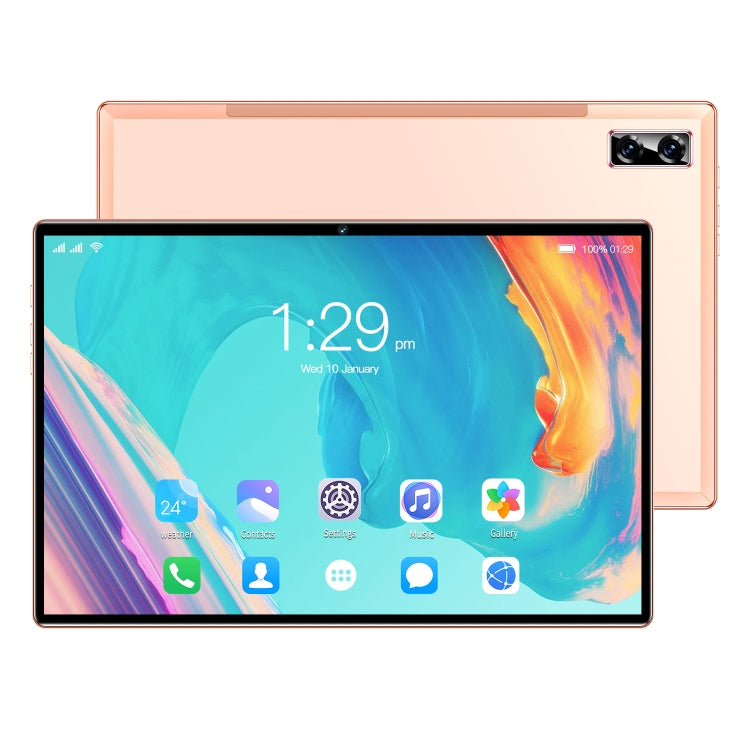 G18 4G LTE Tablet PC, 10.1 inch, 4GB+32GB, Android 8.1 MTK6750 Octa Core, Support Dual SIM, WiFi, Bluetooth, GPS(Gold) - 10.1 inch by PMC Jewellery | Online Shopping South Africa | PMC Jewellery