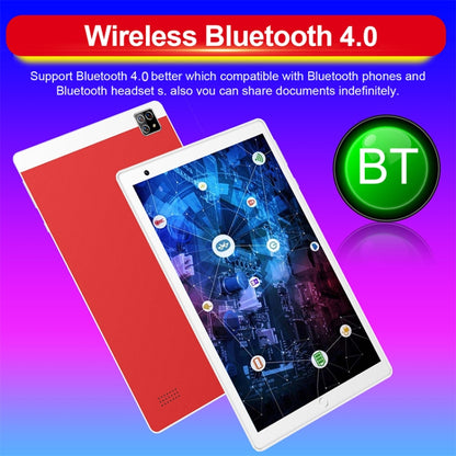 M801 3G Phone Call Tablet PC, 8.0 inch, 2GB+32GB, Android 5.1 MTK6592 Octa Core 1.6GHz, Dual SIM, Support GPS, OTG, WiFi, BT (Red) - 7.0-8.0 inch by PMC Jewellery | Online Shopping South Africa | PMC Jewellery