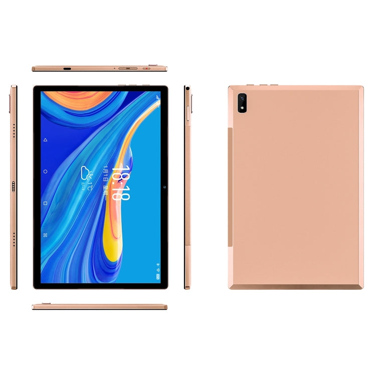 G18 4G Phone Call Tablet PC, 10.1 inch, 4GB+128GB, Android 8.0 MTK6797 Deca Core 2.1GHz, Dual SIM, Support GPS, OTG, WiFi, BT (Gold) - 10.1 inch by PMC Jewellery | Online Shopping South Africa | PMC Jewellery