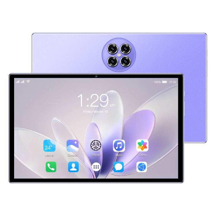 Mate50 4G LTE Tablet PC, 10.1 inch, 4GB+64GB, Android 8.1  MTK6755 Octa-core 2.0GHz, Support Dual SIM / WiFi / Bluetooth / GPS (Purple) - 10.1 inch by PMC Jewellery | Online Shopping South Africa | PMC Jewellery