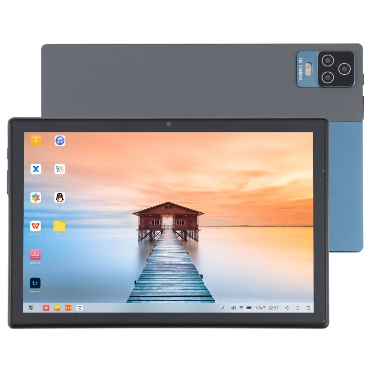 HSD18 4G Phone Call Tablet PC, 10.1 inch, 3GB+64GB, Android 10.0 SC9863A Octa Core, Support Dual SIM / WiFi / Bluetooth / GPS, EU Plug(Blue) - 10.1 inch by PMC Jewellery | Online Shopping South Africa | PMC Jewellery