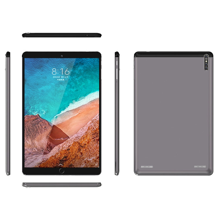 P30 3G Phone Call Tablet PC, 10.1 inch, 2GB+32GB, Android 5.1 MTK6592 Octa-core ARM Cortex A7 1.4GHz, Support WiFi / Bluetooth / GPS, AU Plug (Grey) - 10.1 inch by PMC Jewellery | Online Shopping South Africa | PMC Jewellery