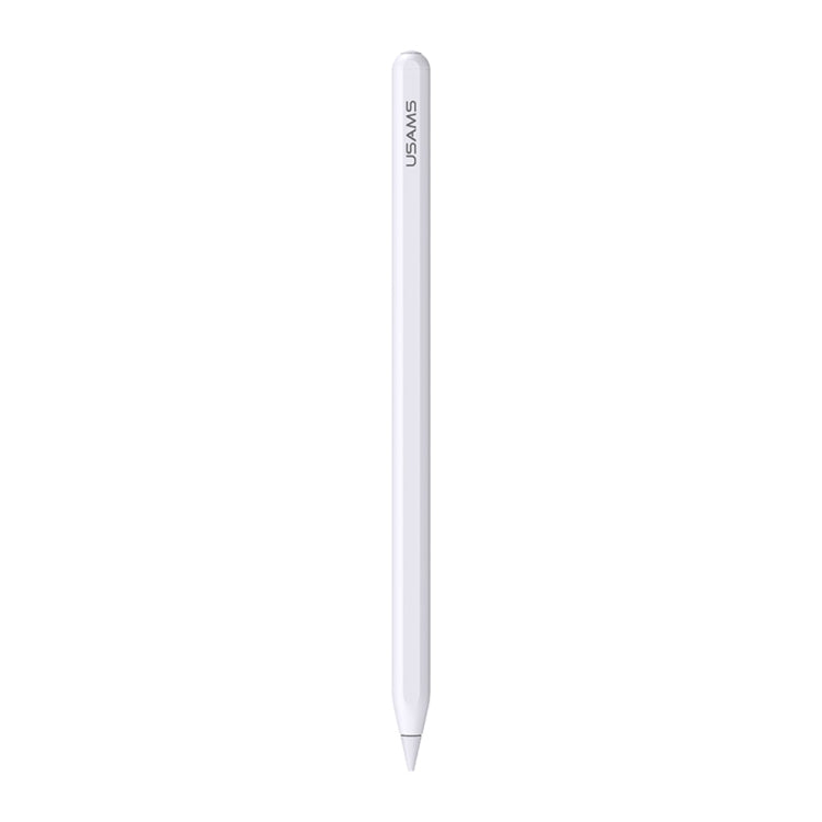 USAMS US-ZB254 Magnetic Wireless Charging Capacitive Stylus Pen (White) - Pencil Accessories by USAMS | Online Shopping South Africa | PMC Jewellery