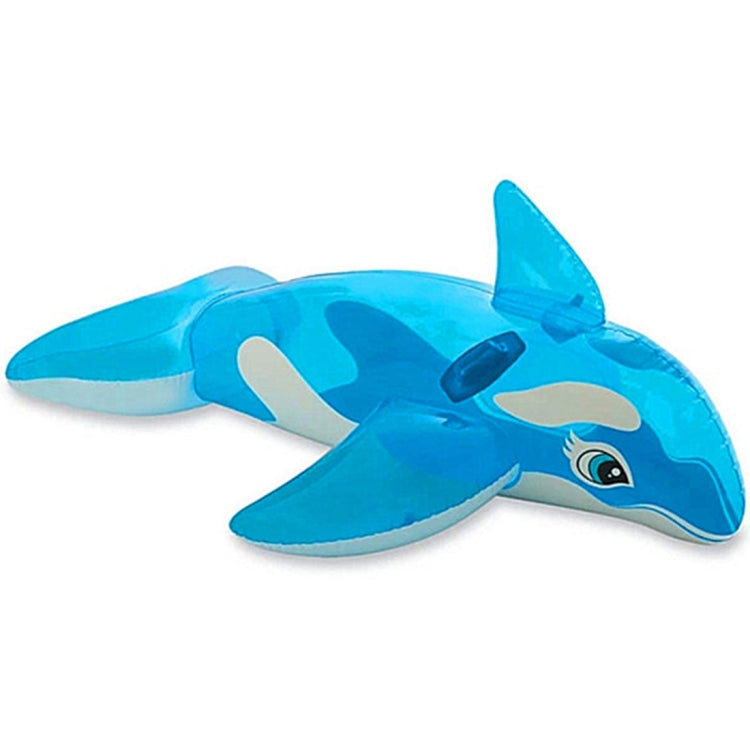 Summer Water Fun Inflatable Blue Whale Shaped Pool Ride-on Swimming Ring Floats, Size: 151*117cm - Swimming Rings by PMC Jewellery | Online Shopping South Africa | PMC Jewellery