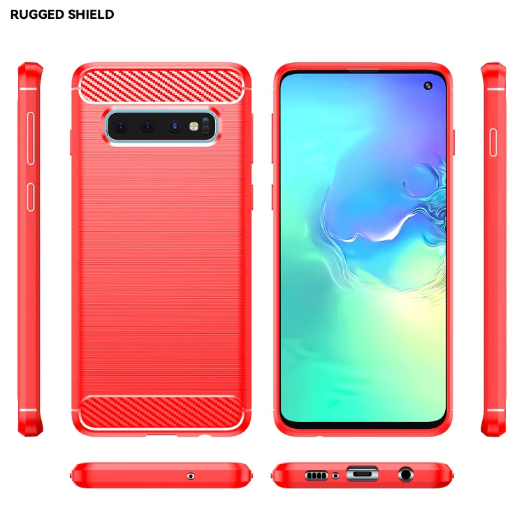 Brushed Texture Carbon Fiber TPU Case for Galaxy S10 - free shipping - PMC TechLife - Order now!